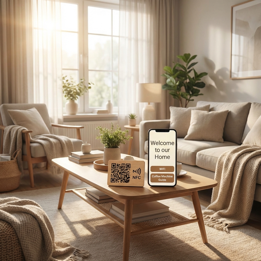 Digital guest guide for a cozy Airbnb