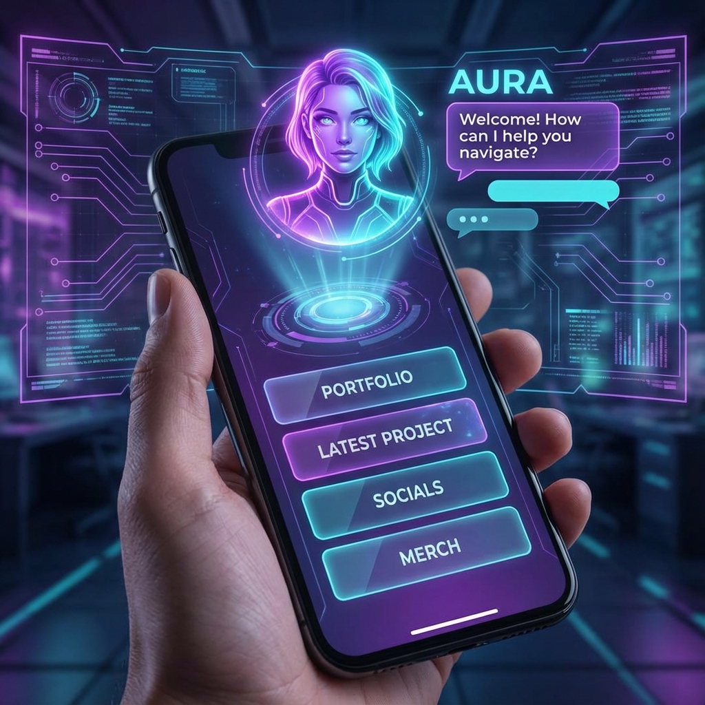 A comparison of static link buttons vs a smart conversational AI interface